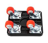 4 ruedas blindadas de transporte para cargas pesadas, giratorias 360°, con 4 ruedas de PVC, para muebles, para transportar mercancías pesadas