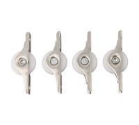 4 ruedas correderas de nailon con soportes de metal para puertas de armario y armarios adecuados para varias aplicaciones de puertas correderas