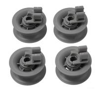 4 ruedas de cesta superior 611666 para Siemens para bosch para neff - Piezas de repuesto ABS resistentes al desgaste - Gris 31 x 14 mm Lavavajillas