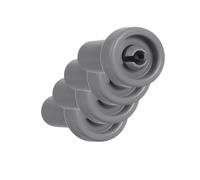 4 ruedas de cesta superior for lavavajillas, compatibles con AEG, compatibles con Electrolux/Favorit/Privileg/Zanussi, piezas de kits de ruedas superiores for lavavajillas