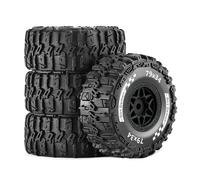 4 ruedas de goma de 79 x 34 mm, piezas de repuesto para 1/14 1/16 TRAXXAS MINI Slash Short Course Truck RC Car