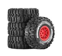 4 ruedas de goma de 79 x 34 mm, piezas de repuesto para 1/14 1/16 TRAXXAS MINI Slash Short Course Truck RC Car