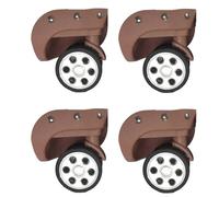 4 ruedas de goma de repuesto para caja de equipaje de 60 x 12 mm/55 x 12 mm, rueda de maleta resistente de 360 grados, 1