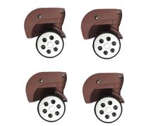4 ruedas de goma de repuesto para caja de equipaje de 60 x 12 mm/55 x 12 mm, rueda de maleta resistente de 360 grados, 1