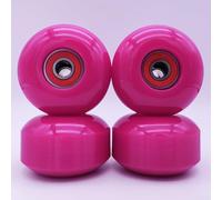 4 ruedas de monopatín longboard de 52 x 32 mm 95A con rodamientos ABEC9 para un paseo en la calle consistente y suave (polvo)