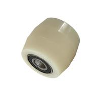 4 ruedas de nailon for carretilla elevadora con rodamientos, tambor de 80x60 mm, repuesto for carretillas elevadoras de almacén industrial