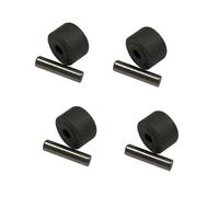 4 ruedas de repuesto for fregadora de suelos Xiaomi Dreame H12 / H12 PRO/H12 Pro Plus, cabezales motorizados, eje pequeño.