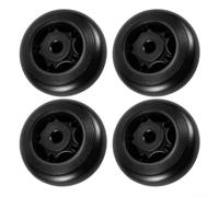 4 ruedas de repuesto para equipos de fitness para cintas de correr y bicicletas estáticas, 70 x 25 x 8 mm, bajo ruido, rodamiento suave