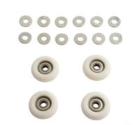 4 ruedas de rodillo para gimnasio 2000 3000 y modelos compatibles 3000 XL de nailon exterior de acero interior de 32 mm de diámetro de 12,2 mm de grosor, uso de bajo ruido