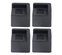 4 Ruedas fijas de Esquina para elevadores de Cama, elevadores de Patas para Muebles con Soporte de Carga de 2200 Libras, Bloques de elevadores de Cama de plástico Resistente para