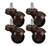 4 ruedas giratorias for silla de oficina, for suelos madera, alfombras resistentes y escritorios