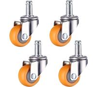 4 ruedas para silla de oficina, ruedas para cama móvil, ruedas de nailon, ruedas giratorias de repuesto para muebles.