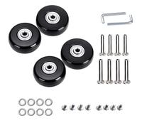 4 Ruedas Repuestos para Maletas de Equipaje con Recambios Diámetro 50mm x 18mm