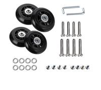4 Ruedas Repuestos para Maletas de Equipaje con Recambios Diámetro 60mm x 18mm