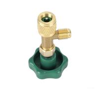 /4 SAE Can Tap Valve Refrigeración Latón Abridor Herramienta de perforación de CA para R134a R22 R410a A/C Botella Puncturer Sistema de refrigeración Adaptador de medidor para HVAC Conector de