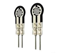 4 sensores FSR400 ultraligeros, flexibles, 0,3 mm de grosor | La resistencia disminuye en la presión, para un rango de 3 a 50 kg, detección rápida, ideal para automatización