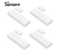 4 Sensores Zigbee SONOFF SNZB-04PR2 SenseGuard DW Gen2 para Puerta/Ventana, Seguridad Activa con Alertas de Manipulación, Monitoreo por Aplicación a través de ZBBridge-P