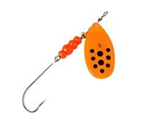 4 señuelos de Pesca Duros, cucharas de Metal for Trucha, 4 g, 5 g, 7,8 g, 10,5 g y 15 g, con Lentejuelas y Anzuelo único. para Agua Salada, Trucha(Color 02,7.8g)