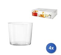 4 Set H&H 6 Vasos Para Licor Starc De Vidrio Transparente Cc 190