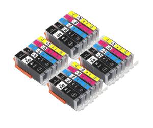 4 Set of 5 Ink Cartridges to replace Canon PGI-570 & CLI-571 Compatible/non-OEM from Go Inks (20 Inks) - Pjun