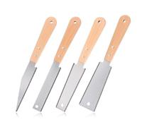 4 sierras de mano japonesas, sierras de tracción pequeñas de corte empotrado para carpintería, dientes finos de doble filo, para recortar y podar a mano