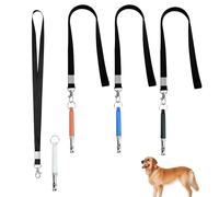 4 silbatos para perros con cordón, silbato para perros de alta frecuencia silencioso, ayuda de educación para perros, silbatos de entrenamiento para perros para dejar de ladrar y entrenar a tu perro