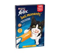 Felix Deli Moments Snack Líquido Pollo para Gatos 4 x 10 gr