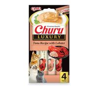 4 sobres x 14 g Churu Luxury Snack Atún y Langosta para gatos