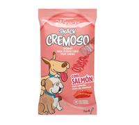 4 sobres x 15 g 2&Snacks Snacks Cremosos con Salmón para perros