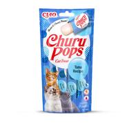 4 sobres x 15 g Churu Palitos Pops Receta de Atún para gatos
