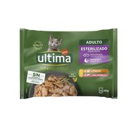 4 sobres x 85 g Afinity Ultima Fit & Delicious Pollo y Salmón sobre en salsa para gatos ¡Pack ahorro!
