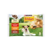4 sobres x 85 g Friskies Carne en Salsa sobre para perros