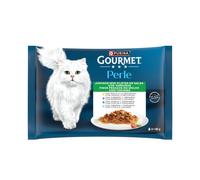 Purina Gourmet Perle Mini Filetes en Salsa con Verduras para Gatos 4 x 85 gr