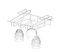 4 soportes colgantes copas Cuelga copas vino Sujeta copas Colgador copas Rieles