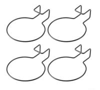4 soportes colgantes de pared para macetas, estantes de hierro diseñados para bonsái y varias plantas pequeñas a medianas (15 cm)
