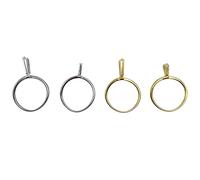 4 soportes de anillo para piedras sueltas ajustables para anillos de piedras preciosas, pinzas de anillo hechas a mano para talleres de joyería, dientes de anillo simples