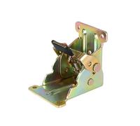 4 soportes de extensión for silla de 90 grados, con bisagra plegable autoblocante, marco de soporte plegable for pata de mesa.(Gold)