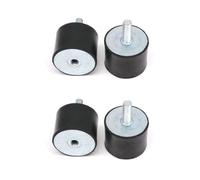 4 soportes de goma tipo VD de 10 mm x 10 mm x M4, aislador de vibración, amortiguadores antivibración, bobinas silenciosas