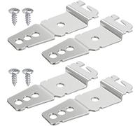 4 soportes de montaje para lavavajillas 8269145 con tornillos, clips universales para lavavajillas compatibles con Whirlpool Kenmore KitchenAid Maytag, clips de lavavajillas sustituyen a 8269145