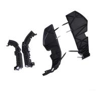 4 soportes de parachoques de coche para Dodge para Challenger 2015-2022, OEM 68024343AA 68024342AA 68024343AB 68024342AB, soporte fijo ABS negro