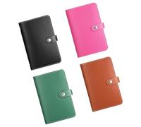 4 soportes para dinero de tamaño compacto con ranuras transparentes para un fácil acceso, carpeta de desafío, multifuncional, billetera para efectivo, oscuro