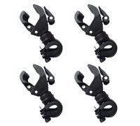 4 soportes para muletas de rotación de 90/360 grados, soporte para bastón de bicicleta, soporte para silla de ruedas