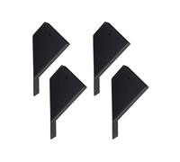 4 Soportes para Pérgola, Soporte en Ángulo de 45 Grados, para Reforzar Pérgolas y Cenadores, Se Adapta A Madera de 2 X 4 Pulgadas con Orificios de