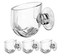 4 Soportes para Plantas de Acuario, macetas Transparentes con Ventosa, Accesorios de plástico para decoración de acuarios.