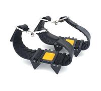 4 Stude Ice Claw Universal Outdoor Safety Anti-Skid Snow Ice Climbing Shoe Spikes Grips Crampons Cleats Overshoes Traction