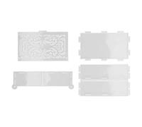 4 Stück Aufbewahrungsbox Harzform DIY Produktion Muster Hohl Deckel Organizer Wiederverwendbare Silikon Box Form für DIY Handwerk Christmas Gifts