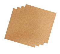 4 tableros cuadrados de corcho de 300 x 300 mm, decoración de pared, ligero, tallado para impresora H2D, hoja de corcho