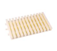 4 Tapas de desagüe para Piscinas Interiores y Exteriores, Rejilla de plástico de 25x100 cm, solución eficaz para la gestión del Agua y un Drenaje eficiente.