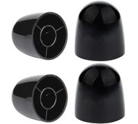 4 tapas de inodoro de plástico, fáciles de instalar, con tornillos, para baño, hogar, tapas para parte inferior de pernos, cuenco decorativo