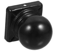 4 tapas de postes valla hierro prensado, remates barandilla metal, resistentes a la intemperie Para Postes De Valla(7.00X6.40X6.40CM)